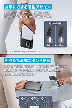 Amazon.co.jp: Anker 622 Magnetic Battery (MagGo